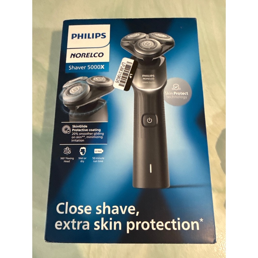 Philips Norelco Shaver 5000X Wet and Dry Electric Rotary Shaver SkinProtect